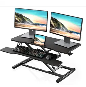 Goedkope Kantoor Ergonomische Verstelbare Hoogte Staande Laptop Tafel Computer Folding Desk Verstelbare