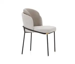 Cheap High Quality Guest Modern White Fabric Powder Coated Steel Conference Chair