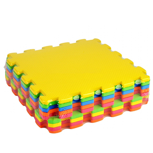 Tapis de jeu pour bébé antidérapant et rembourré, jouets éducatifs pour enfants, puzzle, haute élasticité, protection contre les chutes, 18 formes géométriques <span class=keywords><strong>mathématiques</strong></span> - Product Image 3