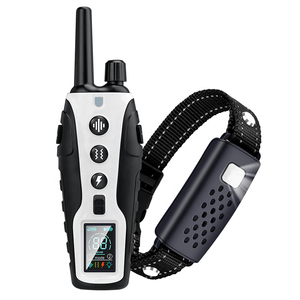 Collar de choque electrónico para entrenamiento de perros 2025 con bloqueo de seguridad remoto de 3280 pies recargable IP67 a prueba de agua - Product Image 1