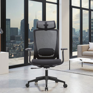 Chaise de <span class=keywords><strong>bureau</strong></span> ergonomique en cuir de luxe, blanche, de course, confortable, inclinable, pivotante, pour PDG, directeur, usage domestique - Product Image 1