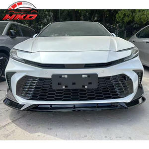 Lèvre de pare-chocs avant pour Toyota Camry SE XSE 2025-2026 IKON V2 3 pièces, noir brillant, kit carrosserie de haute qualité - Product Image 6