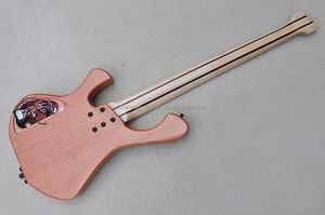 Guitare électrique sans tête Flyoung, <span class=keywords><strong>5</strong></span> <span class=keywords><strong>cordes</strong></span>, basses électriques, instrument à <span class=keywords><strong>cordes</strong></span>, corps en acajou - Product Image 6