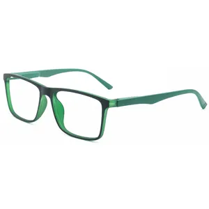 Offre Spéciale optique plastique carré lunettes de lecture hommes Design classique lunettes PC matériel plastique ressort charnière lunettes de lecture