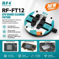Support universel RF4 FT12 pour nettoyage de CPU et retrait d'adhésif sur carte mère de téléphone portable – Pince de réparation pour outils de réparation de téléphones