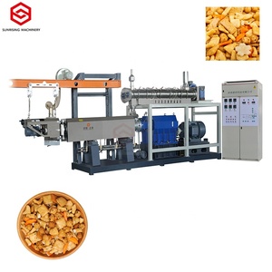 Máy đùn trục vít đôi Nhật Bản Gạo Hạt bánh quy làm cho dây chuyền sản xuất máy Bạc bột ngô Delta Nồi chiên tự động Máy - Product Image 1