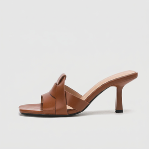 1828-6 Méga Soldes d'Été Chaussons et Sandales à Talons Plein Air Couleur Unie Grande Taille pour <span class=keywords><strong>Femme</strong></span> Tendance Mode - Product Image 6