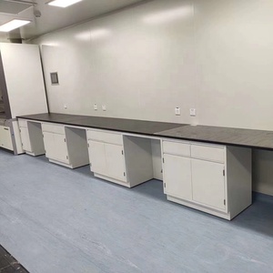 SEFA モダンラボベンチ 最高品質スチール製ラボサイドテーブル 耐薬品性家具 学校および企業研究所向け - Product Image 6