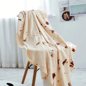 Mantas de Pizza con Diseño Novedoso, Mantas de Bebé de Doble Cara con Diseño de Burrito, Mantas Suaves de Franela para Adultos y Niños - Product Image 3