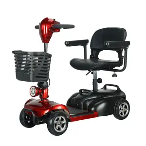 250W four wheel foldable electric elderly scooter, suitable for various terrains