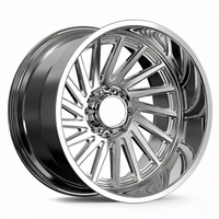 Jantes en aluminium forgé 6061-T6 personnalisées, polies, à déport profond, pour camions, 20, 22, 24, 26 pouces, pour Chevy Silverado, Ford F150, RAM2500