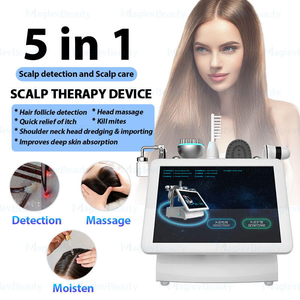 Desktop 5 in 1 <b>Scalp</b> Analyzer Machine Head Spa Equipment Massager <b>Brush</b> Hair Growth Machine for Salon - Product Image 3