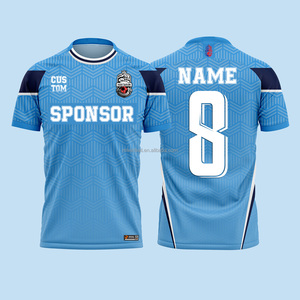 Uniforme <span class=keywords><strong>de</strong></span> Fútbol Personalizado con Estampado por Transferencia <span class=keywords><strong>de</strong></span> Calor, Argentina, Alta Calidad, 100% Poliéster, Pantalones Cortos <span class=keywords><strong>de</strong></span> Verano, Secado Rápido y Transpirable - Product Image 1