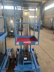 Гидравлический вертикальный подъемник-мачта, портативная рабочая платформа из алюминиевого сплава, подъемная рабочая платформа для высотных работ, продажа - Product Image 3