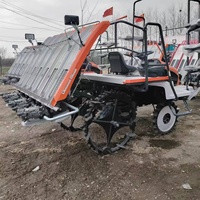 Machinerie agricole, transplanteur de riz Kubota KA6, 6 rangs, équipement agricole, mini-compact, verger, tracteur japonais, chargeur frontal