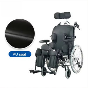 Silla de ruedas manual Ky997 plegable, ligera, reclinable y ajustable para niños y personas con discapacidad. - Product Image 4