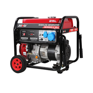 Generador de Gasolina Senci de 2kw, 5kw, 7kw, 8kw, 100% Cobre, 50hz, Generador Eléctrico Portátil - Product Image 3