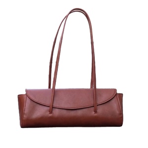 Petit <span class=keywords><strong>sac</strong></span> <span class=keywords><strong>à</strong></span> <span class=keywords><strong>main</strong></span> pliable en <span class=keywords><strong>cuir</strong></span> véritable naturel pour femmes, couleur <span class=keywords><strong>cognac</strong></span> élégante, luxueux et stylé pour un usage quotidien - Product Image 1
