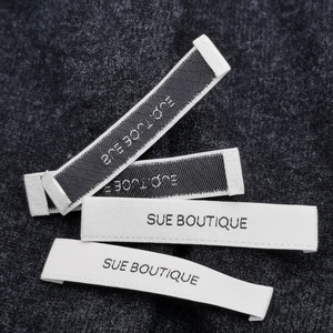 Étiquettes de Vêtements Personnalisables à Coudre, Durables, Taille <span class=keywords><strong>Personnalisée</strong></span>, Rectangulaires, avec Logo Imprimé, Tissées pour Vêtements - Product Image 3