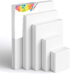 Khung tranh vải trắng nhiều kích cỡ khác nhau, dùng cho tranh sơn dầu, tranh màu nước, tranh acrylic, tranh vẽ màu trắng, vải <span class=keywords><strong>canvas</strong></span> 100% cotton, in tranh nghệ thuật, 500 cái - Product Image 3