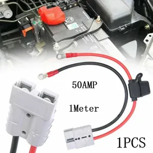 50A tel kiti pil kablosu hızlı bağlantı tel 12V 6m <span class=keywords><strong>Anderson</strong></span> için fiş pil kablosu hızlı bağlantı kitleri 600V 8AWG - Product Image 4