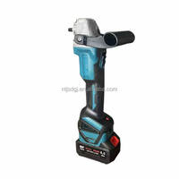 Meuleuse d'angle électrique sans balais rechargeable industrielle 220V 900W 125mm 230mm Disque de meulage 9000 tr/min Polissage Coupe Batterie