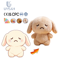 Jouets en peluche pour chien personnalisés Uyeah OEM/ODM CPC/CE/EN71, design mignon, peluche douce, animal en peluche, loup, chien, poupée, cadeau pour enfant