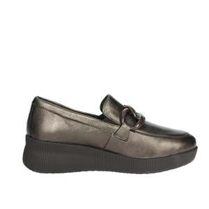 Cinzia <b>Soft</b> Women's Moccasin Brown Leather Loafers Platform <b>Shoes</b> - Product Image 3