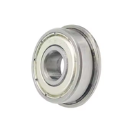 Acier au chrome protégé par roulement à billes de roulement de bride de F6801ZZ 12x21x5mm pour les machines/pompes industrielles