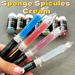 Set di Sieri Esfolianti e Illuminanti per la Cura della Pelle con Spugna di Alghe Marine, Spicule di Spongilla e <span class=keywords><strong>Crema</strong></span> per Cicatrici da Acne, Macchie Scure e Rughe - Product Image 1
