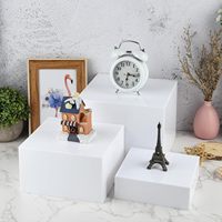 Support de présentation multifonctionnel pour traiteur, buffet de mariage, en acrylique blanc, logo personnalisé, luxe, support alimentaire surélevé, super marque, épaisseur 3-10 mm