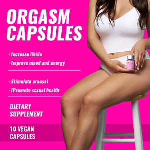 Capsule Yoni per Orgasmo a Marchio Privato, Lubrificante 100% Naturale, Ringiovanimento Vaginale, Stimolante della Libido Femminile, 10 Pezzi/Bottiglia - Product Image 4