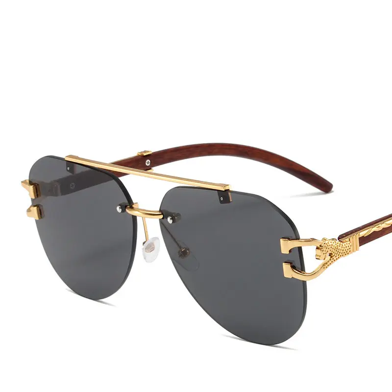 2023 all'ingrosso occhiali da sole Vintage in legno per gli uomini di moda di guida occhiali da sole per gli uomini