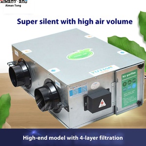 Ventilador Comercial Todo en Uno PM2.5, Sistema de Ventilación Silencioso para el Hogar, Suministro de Aire Fresco, Sistema de Extracción, Purifica el Aire para Uso Doméstico, de Pie - Product Image 3