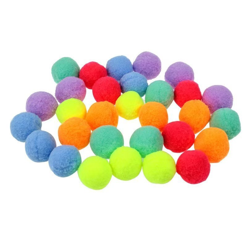 10 pom-poms