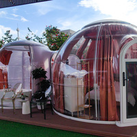 Dôme Igloo préfabriqué moderne pour hôtel, boutique, restauration et entrepôt – Tente bulle transparente d'extérieur à installation facile