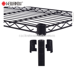 Estanterías de Almacenamiento de 4 Niveles con Ventilación, Unidades de Estanterías de Alambre Metálicas con Recubrimiento Epóxico para el Hogar - Product Image 5