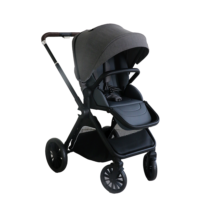 High Landscape Foldable Baby Stroller in With Carrycot and