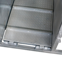 Rampe de chargement robuste galvanisée, écologique, étanche et portable pour bétail, chèvres et moutons