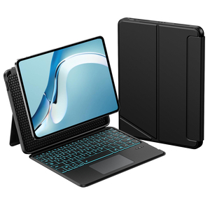 Teclado Mágico Táctil Desmontable para Huawei MatePad Pro 12.6 (2021) con 7 Luces RGB y Soporte Giratorio <span class=keywords><strong>de</strong></span> 360 Grados - Product Image 1