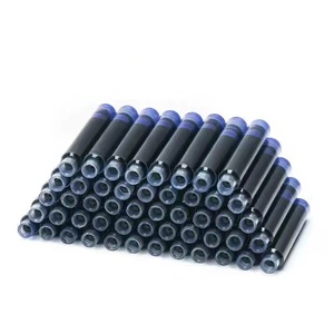 Cartuchos de Tinta Universales para Pluma Estilográfica, Diámetro Interior 34 mm, Diámetro Exterior 5 mm, Recarga de Tinta Negra y Azul - Product Image 3