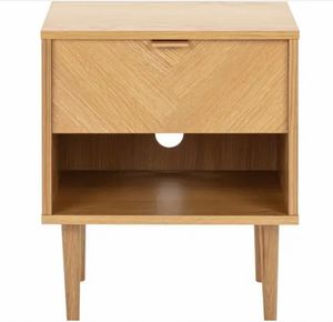 Бамбуковая тумбочка с ящиком многофункциональная бамбуковая деревянная ночная тумбочка бамбуковая тумбочка с ручкой для спальни - Product Image 2