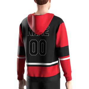 Maillots de hockey personnalisés sublimés pour hommes, uniformes vierges pour équipes d'entraînement, impression OEM, sweats à capuche pour adultes - Product Image 6