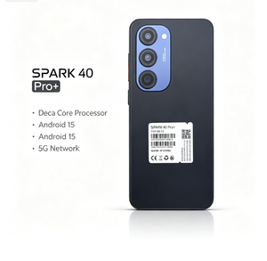 Teléfono TECNO Estilo SPARK 40 Pro+ con Procesador de Alto Rendimiento, Cámara Trasera de 50MP, 512 GB de Almacenamiento, Android 15, Smartphone 5G - Product Image 1