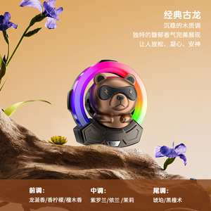Ours avec lunettes désodorisant pour <span class=keywords><strong>voiture</strong></span> <span class=keywords><strong>parfum</strong></span> de sortie d'air de dessin animé intérieur atmosphère de <span class=keywords><strong>voiture</strong></span> <span class=keywords><strong>parfum</strong></span> aromatisant léger - Product Image 6