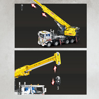 Jouet de Codage de Grue d'Ingénierie Programmable STEM Éducatif Créatif Télécommandé Voiture de Construction Mécanique Blocs de Construction