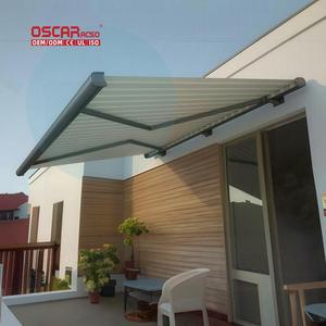 Toldo Retráctil Telescópico para Exteriores, Personalizable, Resistente, <span class=keywords><strong>de</strong></span> 6 Metros, para Uso en Exteriores, Patio, Ventana, Acera, con Sistema <span class=keywords><strong>de</strong></span> Cassette - Product Image 1