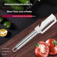 Gadget de cuisine multifonctionnel en acier inoxydable, fonctionnement manuel, écologique, trancheuse à fruits, éplucheur de légumes, râpe à fromage