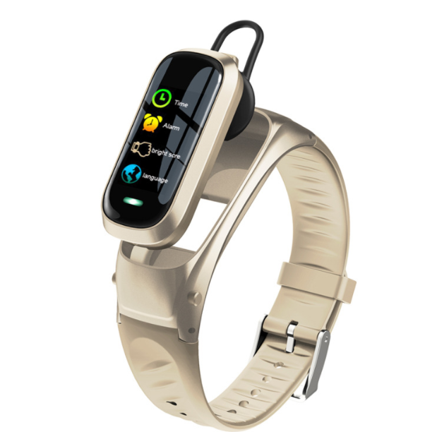 2020 Smart Bracelet Headset 2 in 1 Sport Hand-free Wireless Earphone Fitness Bracelet B9 Smart Watch with Earphone
