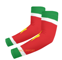 Manchons de bras rafraîchissants Drapeau de la Guadeloupe, protection solaire patriotique pour hommes et femmes, course à pied, golf, cyclisme